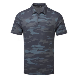 TravisMathew Beachside Stealth Golf Polo Shirt Blue Nights 1MY588-4BLN