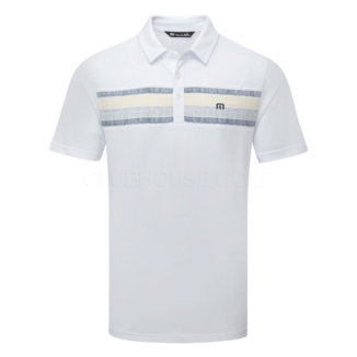 TravisMathew Los Cabos Golf Polo Shirt White 1MY132-1WHT