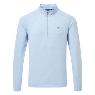 TravisMathew Upgraded 1/2 Zip Golf Sweater Light Blue 1MQY351-4LBL