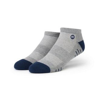 TravisMathew Eighteener 2.0 Ankle Golf Socks Heather Sleet 1MAA317-0HSL