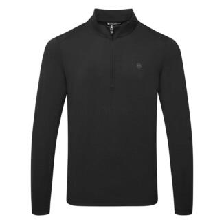 TravisMathew Heater Pro 1/4 Zip Golf Sweater Black A42352-0BLK