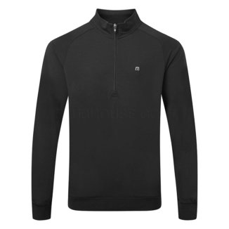 TravisMathew Zachary 1/2 Zip Golf Sweater Black 1MQ470-0BLK