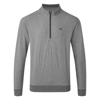 TravisMathew Zachary 1/2 Zip Golf Sweater Heather Dark Shadow 1MQ470-0HDS