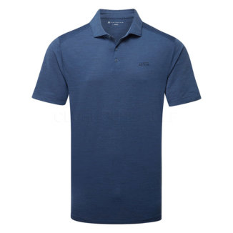 TravisMathew The Heater Pro Golf Polo Shirt Heather Navy 1MAA533-4HNV