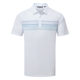 TravisMathew Ocean Time Golf Polo Shirt White 1MAA014-1WHT