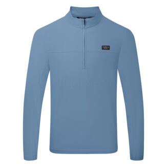 TravisMathew Wanderlust 1/4 Zip Golf Sweater Copen Blue 1MAA041-4COP