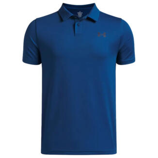 Under Armour Junior Matchplay Golf Polo Shirt Varsity Blue/Midnight Navy 6009816-426