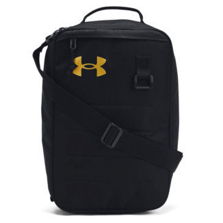 Under Armour Contain Golf Shoe Bag Black/Metallic Gold 1381921-001