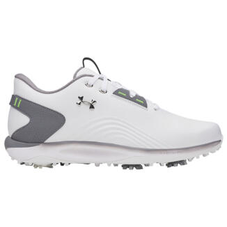 Under Armour Drive Fade 2 Golf Shoes White/Titan Grey/Metallic Silver 6006120-100