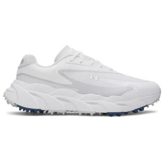 Under Armour Halo Hybrid SL Golf Shoes White/White/Metallic Silver 6009283-100