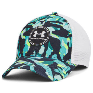 Under Armour Iso-Chill Driver Mesh Golf Cap Black/White 1369804-005