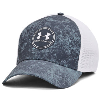 Under Armour Iso-Chill Driver Mesh Golf Cap Downpour Gray/White 1369804-044