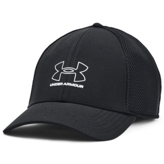Under Armour Iso-Chill Driver Mesh Golf Cap Black/White 1369804-001