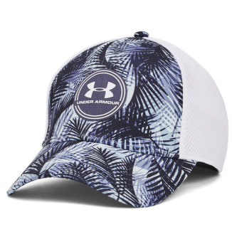 Under Armour Iso-Chill Driver Mesh Golf Cap Ion Blue/White 1369804-894