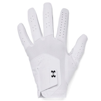 Under Armour Iso-Chill Golf Glove White/White/Black 1370277-100 (Right Handed Golfer)