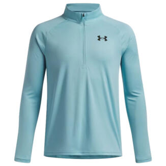 Under Armour Junior Tech 1/2 Zip Golf Sweater Blue Haze/Black 1363286-425