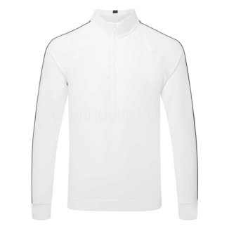 Under Armour Storm HZ 1/2 Zip Golf Sweater White/White 1383143-100