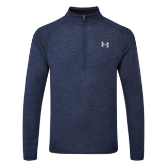 Under Armour Tech 2.0 1/2 Zip Golf Sweater Academy/Steel 1328495-409