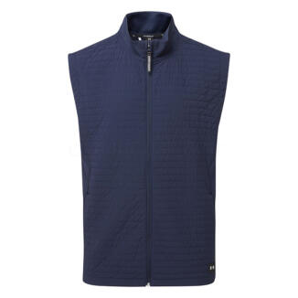 Under Armour Drive Pro Storm Insulated Golf Wind Vest Midnight Navy/Metallic Silver 1387120-410