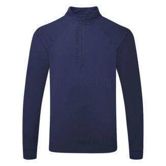 Under Armour Storm HZ 1/2 Zip Golf Sweater Midnight Navy/White 1383143-411