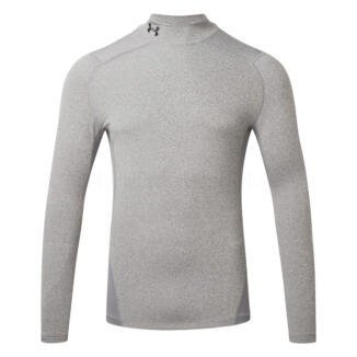 Under Armour Comp Mock Golf Base Layer Charcoal Light Heather/Black 1366072-020