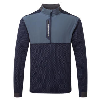 Under Armour Drive Pro Hybrid 1/2 Zip Golf Sweater Midnight Navy/White 6013935-410