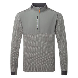 Under Armour Drive Pro Hybrid 1/2 Zip Golf Sweater Clay Green/White 6013935-709