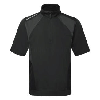 Under Armour Drive 1/2 Zip SS Golf Wind Top Black/White 6011399-001