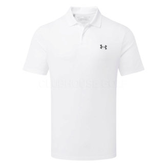 Under Armour Performance 3.0 Golf Polo Shirt White/Pitch Grey 1377374-100