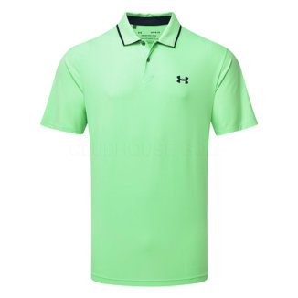 Under Armour Iso-Chill Golf Polo Shirt Matrix Green/Midnight Navy 1377364-350