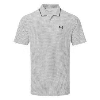 Under Armour Iso-Chill Verge Crosscut Golf Polo Shirt White/Halo Gray/Black 1377366-102