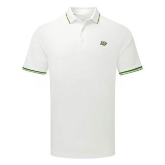 Under Armour Playoff 3.0 Limited Edition Golf Polo Shirt White/Classic Green 1378677-008