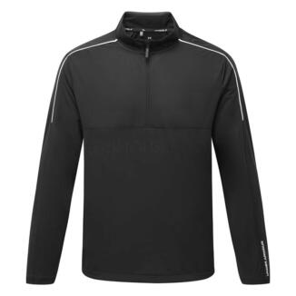 Under Armour Drive 1/2 Zip Golf Wind Top Black/White 1389859-001