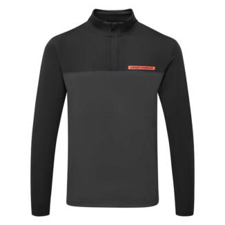 Under Armour T2G 1/4 Zip Golf Sweater Black/Anthracite/Fire 1389878-001