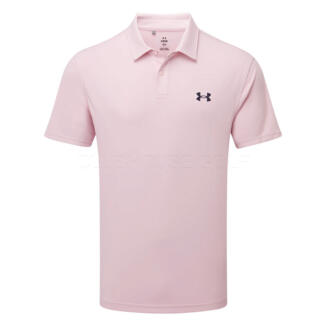 Under Armour T2G Pique Golf Polo Shirt Prime Pink/Midnight Navy 1390123-647