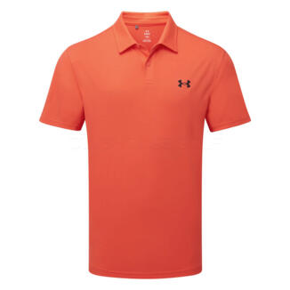 Under Armour T2G Pique Golf Polo Shirt Fire/Black 1390123-847
