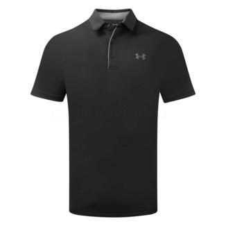 Under Armour Tech Golf Polo Shirt Black/Graphite 1290140-001
