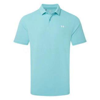 Under Armour T2G Pique Golf Polo Shirt Blue Haze/White 6012303-425