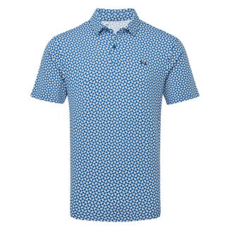 Under Armour T2G Printed Golf Polo Shirt Varsity Blue/White/Midnight Navy 6012304-426