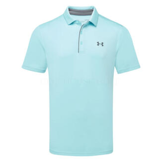 Under Armour Tech Golf Polo Shirt Blue Haze/Pitch Grey 1290140-429