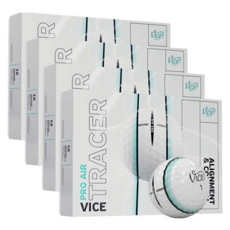 Vice Pro Air Tracer Golf Balls (4 For 3) White