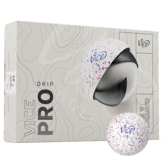 Vice Pro Golf Balls Drip Red Blue
