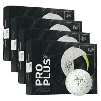 Vice Pro Plus Golf Balls (4 For 3) Drip Lime