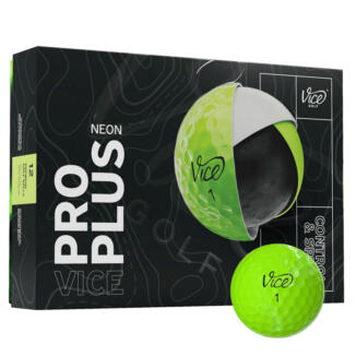 Vice Pro Plus Golf Balls Neon Lime