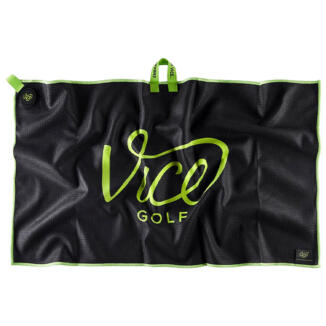 Vice Shine Golf Towel Contour Black/Lime