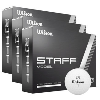 Wilson Staff Model 3 For 2 Golf Balls White