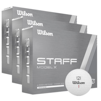 Wilson Staff Model X 3 For 2 Golf Balls White
