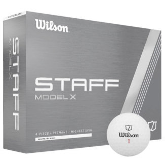 Wilson Staff Model X Personalised Text Golf Balls White