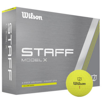 Wilson Staff Model X Golf Balls Yellow