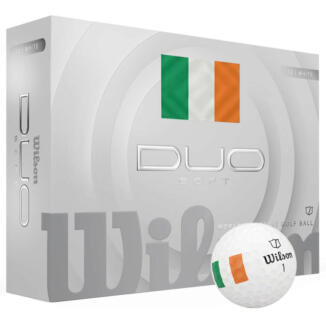 Wilson Duo Soft Ireland Golf Balls White